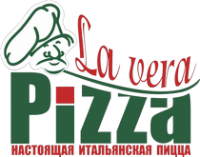 Логотип компании La vera pizza